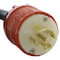 Ac Works SOOW; Cold Weather Extension Cord, 12 AWG, Indoor/Outdoor, 12/5, 1 Outlets, L21-20R, Black, Rubber L2120PR-075 - alternate 4
